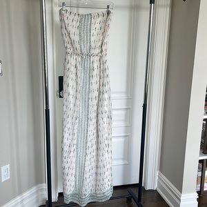 Strapless maxi dress